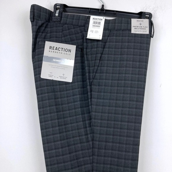 Kenneth Cole Reaction Other - Kenneth Cole Reaction‎ Men's Pants Gabardine Skinny/Extra-Slim Fit Stretch 36x30